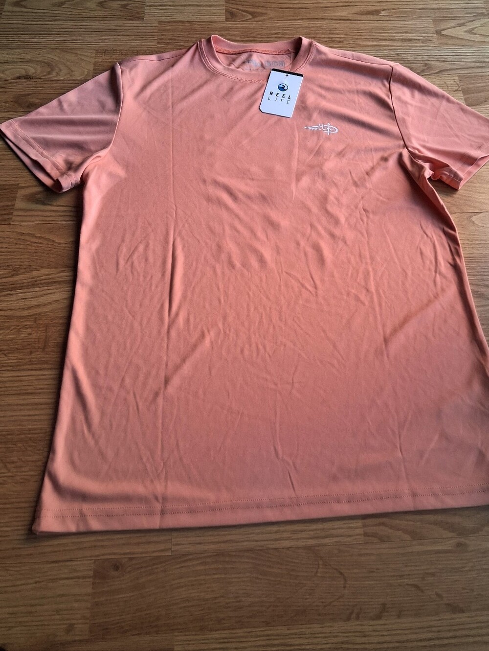 NWT ReelLife Water, Beachshirt. Coral Color, Sz S MSRP $24.99